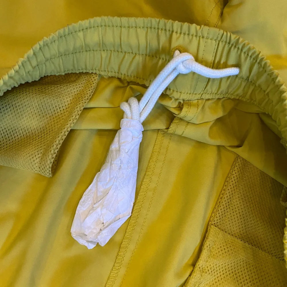 Duluth Men’s Pier Genius Unlined Yellow Swim Shorts NWT XL